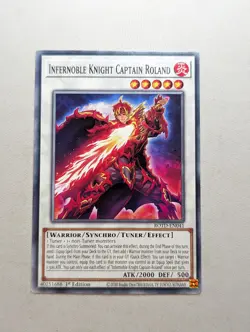 Yugioh - Infernoble Knight Captain Roland - ROTD-EN041 - Common - 1st Edition - Image 1