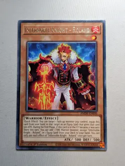 Infernoble Knight - Roland - AMDE-EN050 - Rare 1st Edition Yugioh NM - Image 1