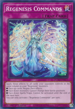 Regenesis Command DUAD-EN077 1st ED Yu-Gi-Oh! - Image 1