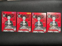 Monkey D.Luffy ST21-014 Magazine Promo ONE PIECE Japanese Card Only 4piece set - Image 1