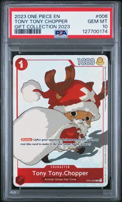 2023 ONE PIECE GIFT COLL 2023 #006 TONY TONY CHOPPER PSA 10 - Image 1