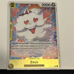 ONE PIECE CCG card: Zeus op11-106 R, foil, English, Misa Matoki tag Nami sp tr - Image 1