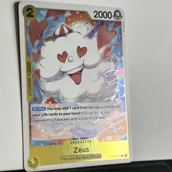 ONE PIECE CCG card: Zeus op11-106 R, foil, English, Misa Matoki tag Nami sp tr - Image 3