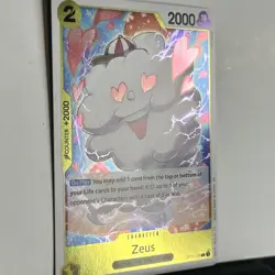 ONE PIECE CCG card: Zeus op11-106 R, foil, English, Misa Matoki tag Nami sp tr - Image 4