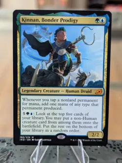 Kinnan, Bonder Prodigy Ikoria: Lair of Behemoths Magic the Gathering Card 192! - Image 1