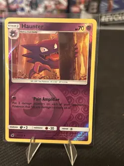 Haunter Reverse Holo SM - Crimson Invasion 37/111 LP-NM Pokemon Card - Image 1