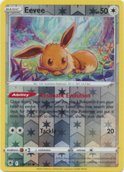 Eevee 119/189 Reverse Holo Astral Radiance Pokemon Card LP - Image 1