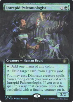 Intrepid Paleontologist (Extended) - The Lost Caverns of Ixalan (381) - NM Foil - Image 2