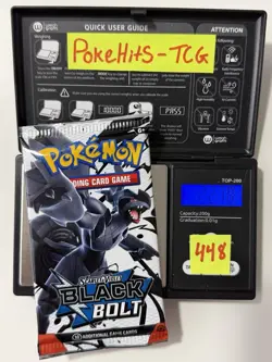 (VERY HEAVY)🔥 22.78g Pokemon TCG Black Bolt Booster Pack Factory Sealed✅ - Image 1