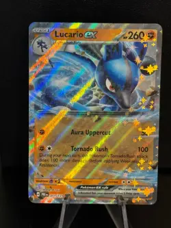 Lucario ex 051/131 Holo Double Rare SV: Prismatic Evolutions Pokemon Near Mint - Image 1