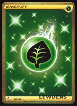 Grass Energy - 283/264 - Gold Secret Rare - Fusion Strike - Pokemon Card - Image 1