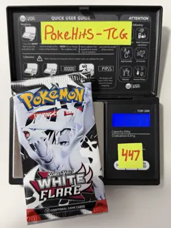 (HEAVY)🔥 22.57g Pokemon TCG White Flare Booster Pack Factory Sealed✅ - Image 1