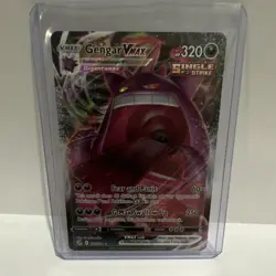 Pokemon Gengar VMAX Single Strike Ultra Rare Holo 157/264 Fusion Strike Card - Image 1