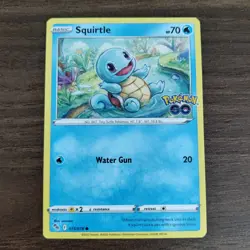 Squirtle 015/078 - NM Pokemon Go - 2022 Common Pokemon TCG Card - Image 1