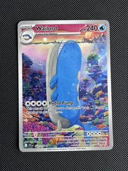 Wailord 162/159 Journey Together Pokemon Card Near Mint - Image 1