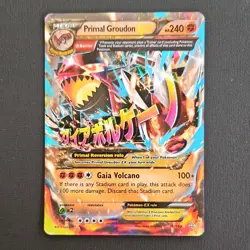 Pokemon Primal Groudon EX Ultra Rare Holo 86/160 XY-Primal Clash HP240 - Image 1