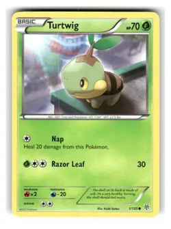Turtwig 1/135 Common Plasma Storm Pokemon Lightly Played - Image 1