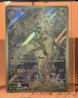 Pokemon N's Reshiram 167/159 Sv09: Journey Together Illustration Rare NM/M Holo - Image 1