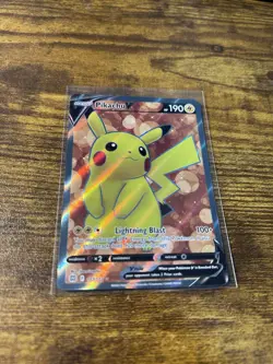 Pikachu V Full Art 157/172 Ultra Rare Brilliant Stars Pokemon TCG Near Mint - Image 2