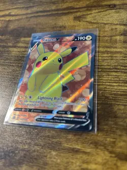 Pikachu V Full Art 157/172 Ultra Rare Brilliant Stars Pokemon TCG Near Mint - Image 3