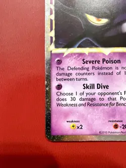 Pokemon Crobat Prime Unleashed Holo 84/95 (2010) English - Image 5