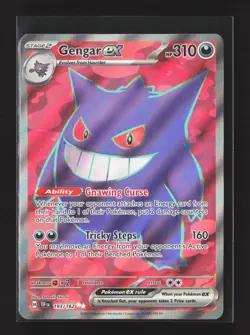 Pokemon SV05: Temporal Forces #193/162 Ultra Rare,Holo Gengar ex - Image 1