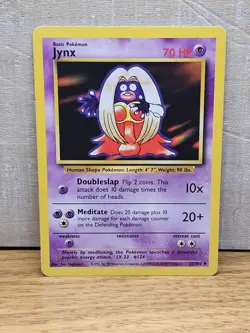 Jynx 31/102 Base Set Non-Holo Pokemon Card TCG - Image 1