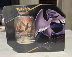 Pokemon Galarian Articuno Crown Zenith Factory Sealed Tin - 5 Booster Packs - Image 1
