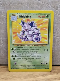 Nidoking 31/110 Legendary Collection Non-Holo Rare Pokemon Card TCG - Image 1