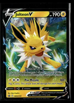 Jolteon V SWSH151 Holofoil SWSH: Sword & Shield Promo Cards NM - Image 1
