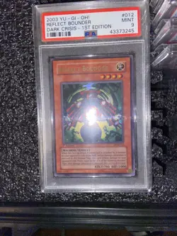 2003 Yu-Gi-Oh! card DCR #012 Reflect Bounder Holo 1st Edition PSA 9 Mint - Image 1