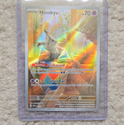 Mimikyu 075 Promo SV Scarlet Violet Safeguard Paldean Fates holo pokemon Card - Image 1