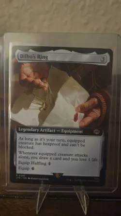 Bilbo's Ring (Extended Art) Universes Beyond: Lord of the Rings MTG Regular NM - Image 3
