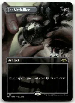 Jet Medallion (Borderless) #346 (NM) Modern Horizons 3 MH3 Magic MTG - Image 1