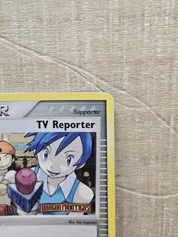 TV Reporter 82/101 EX Dragon Frontiers Reverse Holo Stamped Pokemon Card TCG - Image 4