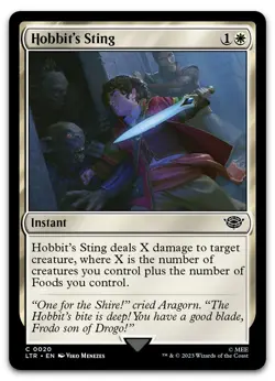 Hobbit's Sting #20 (NM) Lord of the Rings LTR Magic MTG - Image 1
