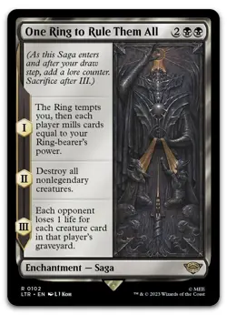One Ring to Rule Them All #102 (NM) Lord of the Rings LTR Magic MTG - Image 1