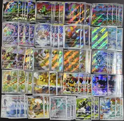 Lot 100 AR CHR Pokemon TCG Chinese Card Holo Joltik Palafin Houndour NE40 - Image 1