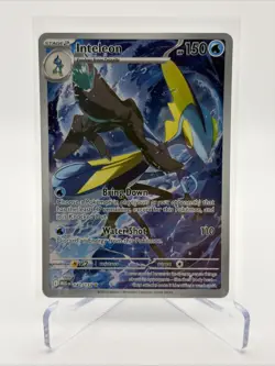 Pokemon TCG Inteleon 142/132 Me01: Mega Evolution Holo Illustration Rare 150 HP - Image 1