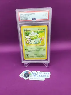 Pokemon TCG Bulbasaur Shadowless Base Set Error Length Misprint 44/102 *CCGHouse - Image 2