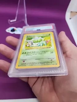 Pokemon TCG Bulbasaur Shadowless Base Set Error Length Misprint 44/102 *CCGHouse - Image 5