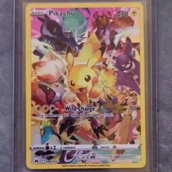 Pokemon TCG Crown Zenith Secret Rare Holo Pikachu 160/159 English 2023 Basic HP… - Image 1