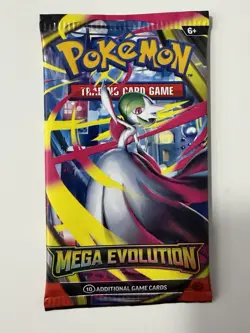 (SOLID)🔥 22.35g Pokemon TCG Mega Evolution Booster Pack Factory Sealed✅ - Image 2