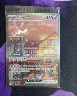 Mew ex SVP 053 Pokemon TCG Scarlet Violet 151 Black Star Promo Full Art SEALED - Image 1