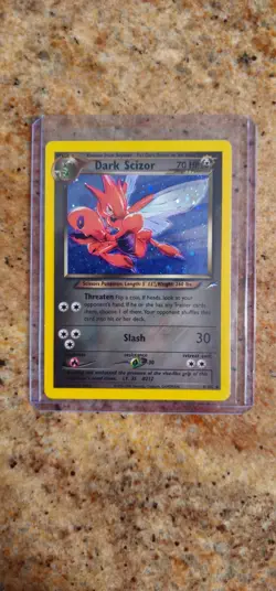 2000 Pokemon TCG - Neo Destiny #9 Dark Scizor - HOLO RARE - LP - Image 1