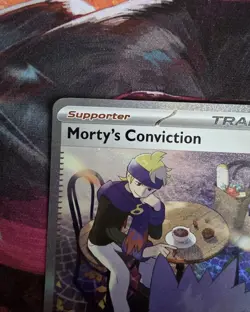 Pokemon Morty's Conviction Special Illustration Rare Temporal Forces 211/162 NM - Image 5