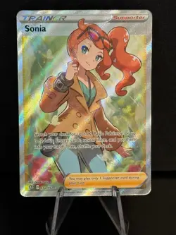 Sonia 192/192 Ultra Rare Rebel Clash Pokemon Near Mint - Image 1