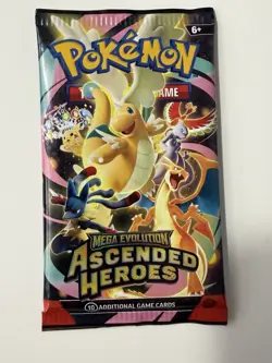(HEAVY)🔥 22.52g Pokemon TCG Ascended Heroes Booster Pack Factory Sealed✅ - Image 2