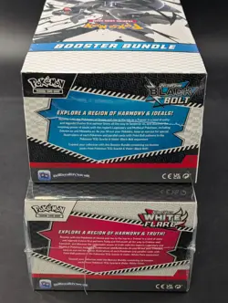 Pokemon SV Black Bolt White Flare Sealed Booster Bundle Display Case Set of 2 - Image 3