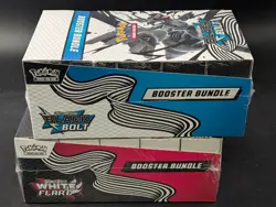 Pokemon SV Black Bolt White Flare Sealed Booster Bundle Display Case Set of 2 - Image 4